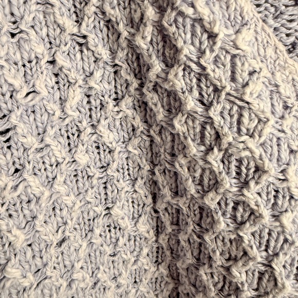 Anthropologie Pilcro Christian V-Neck Cotton Knit Sweater Lavender Size 2x - Picture 4 of 8